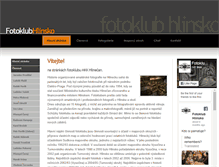 Tablet Screenshot of fotoklub.hlinecko.cz